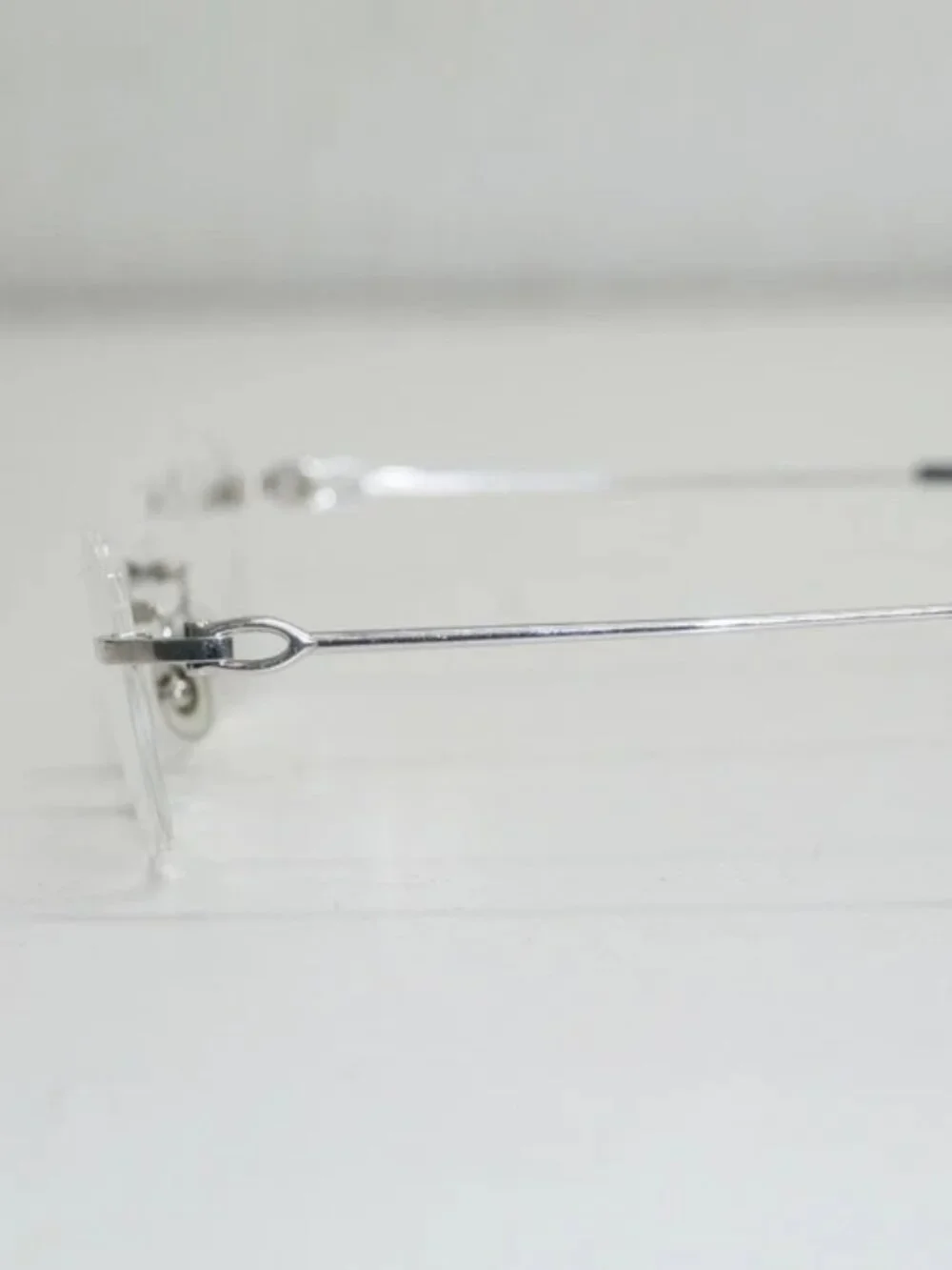 Cartier Vintage Rimless C Decor Silver Sunglasses - 140 53-20 / 5154860